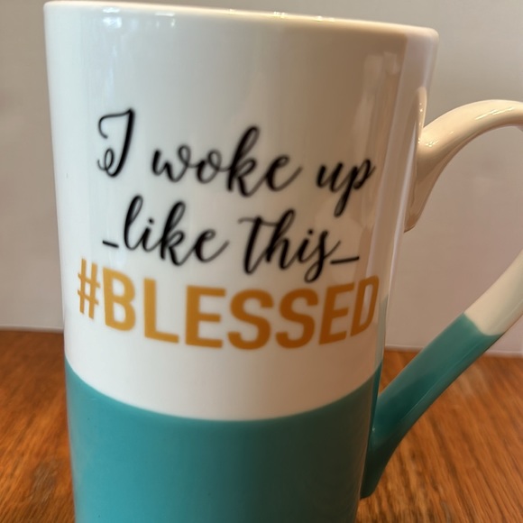 Cracker Barrel Stoneware Mug I Woke Up Like This Blessed 20 oz - Picture 4 of 4